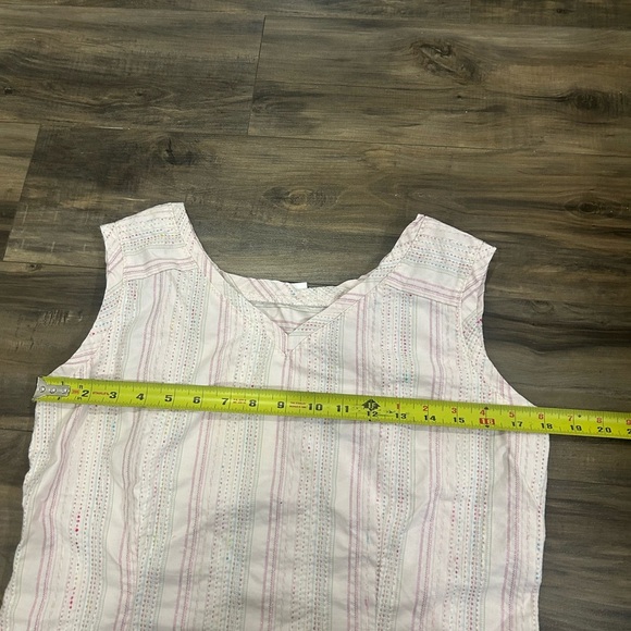 Striped Pink Women's Top - Picture 3 of 4